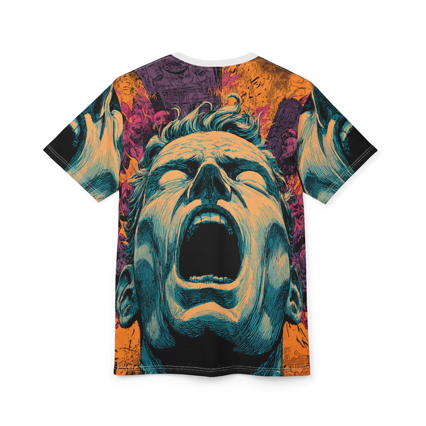 Copy of Ego Unisex Cut & Sew Tee, Artistic Graphic Tee, Statement Shirt, Unique Apparel, Gift for Creatives