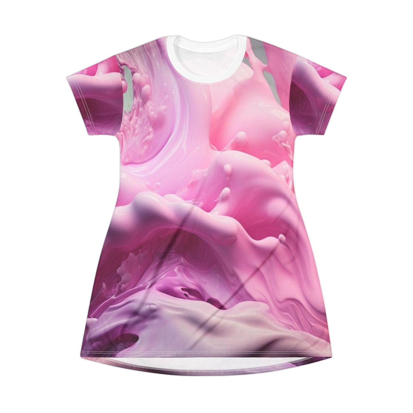 💥 Pink Splash Dress – Pour On the Power 💥