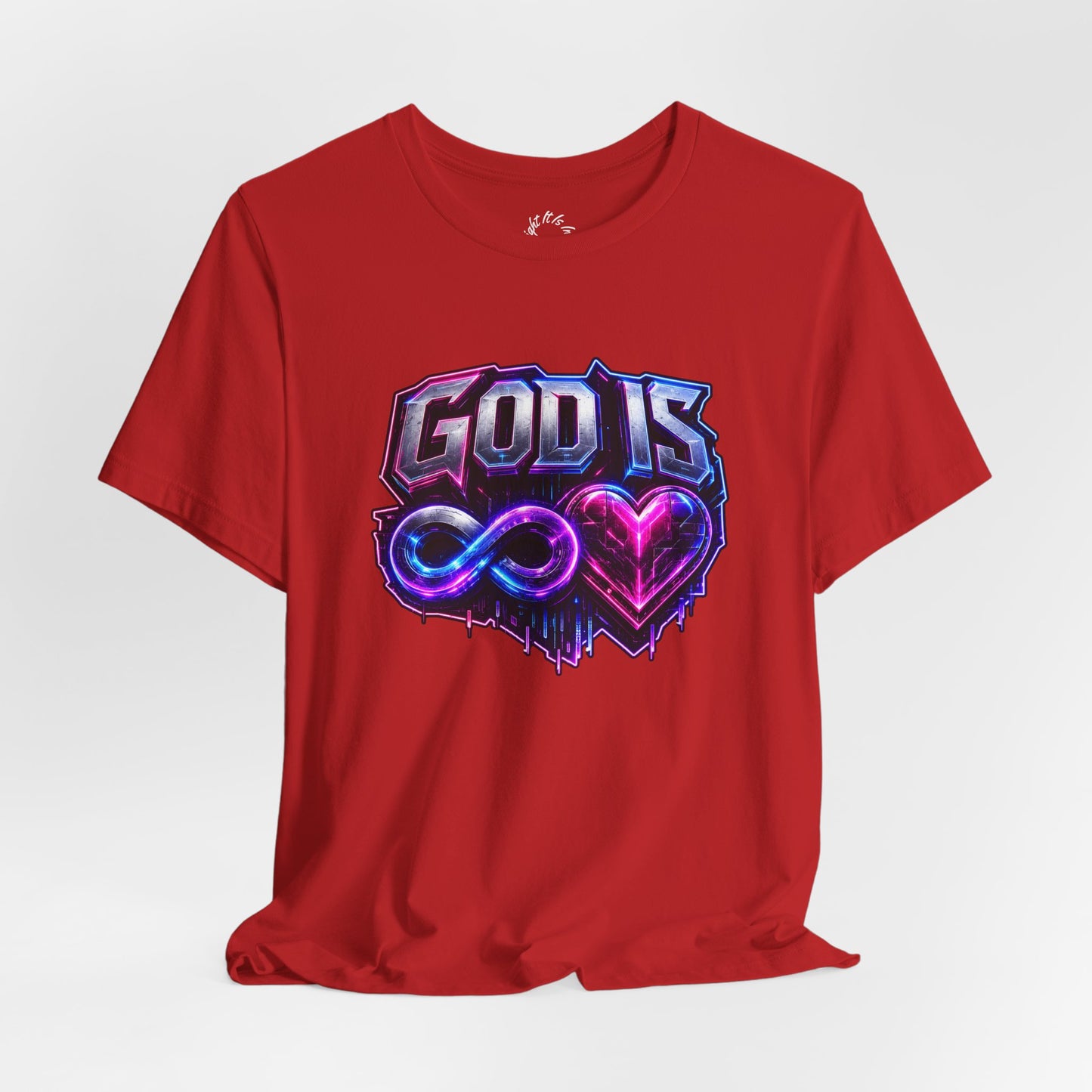 God is Infinite Love Cyberpunk Tee