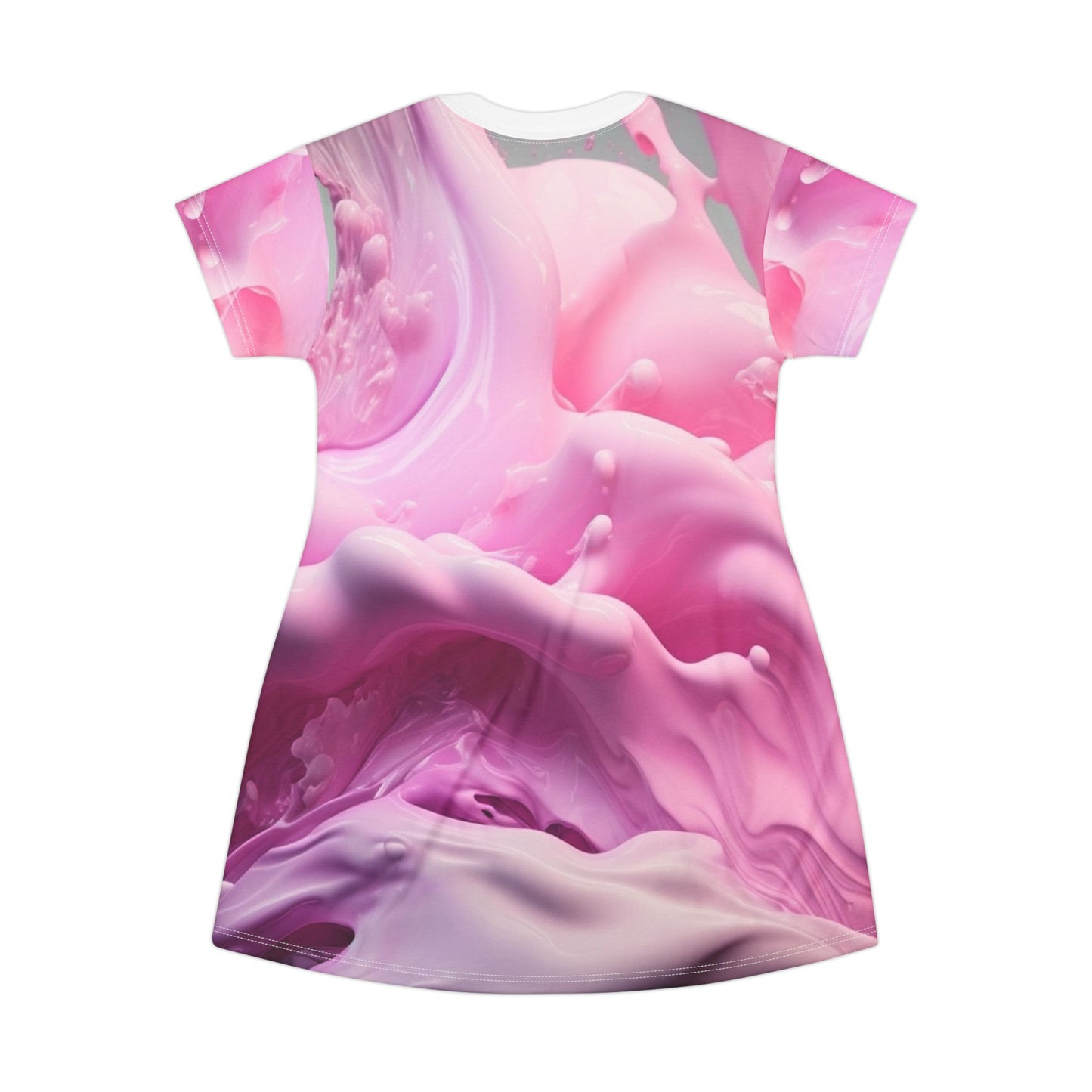 💥 Pink Splash Dress – Pour On the Power 💥