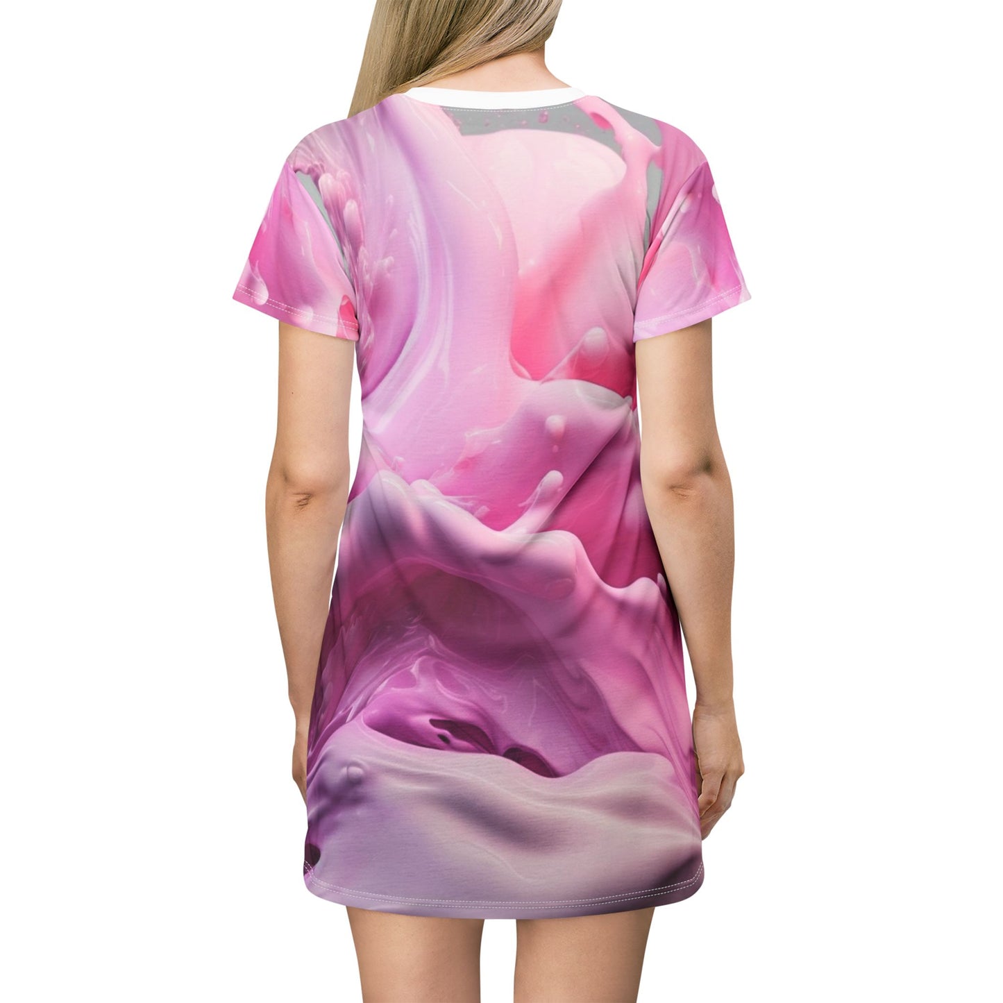 💥 Pink Splash Dress – Pour On the Power 💥