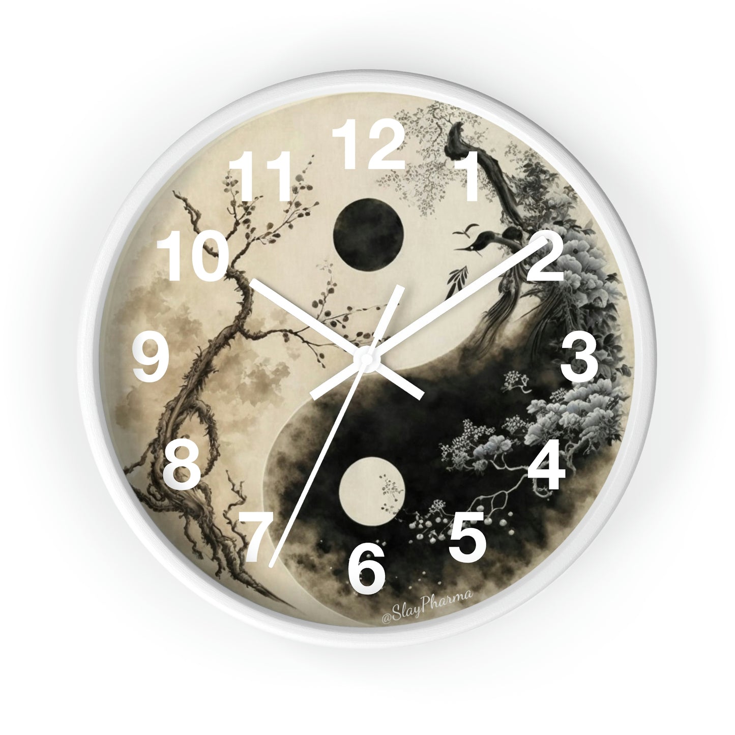 Duality Wall Clock #1 w/ numbers