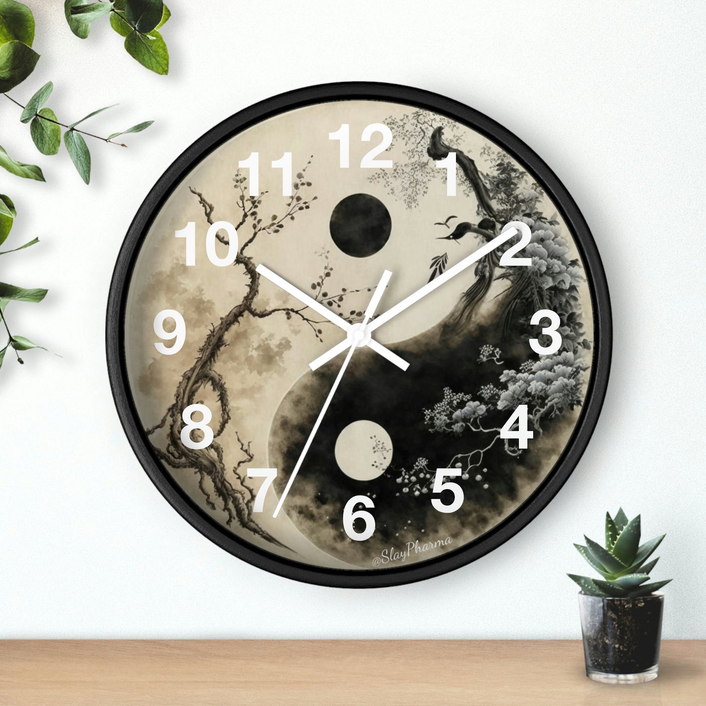 Duality Wall Clock #1 w/ numbers