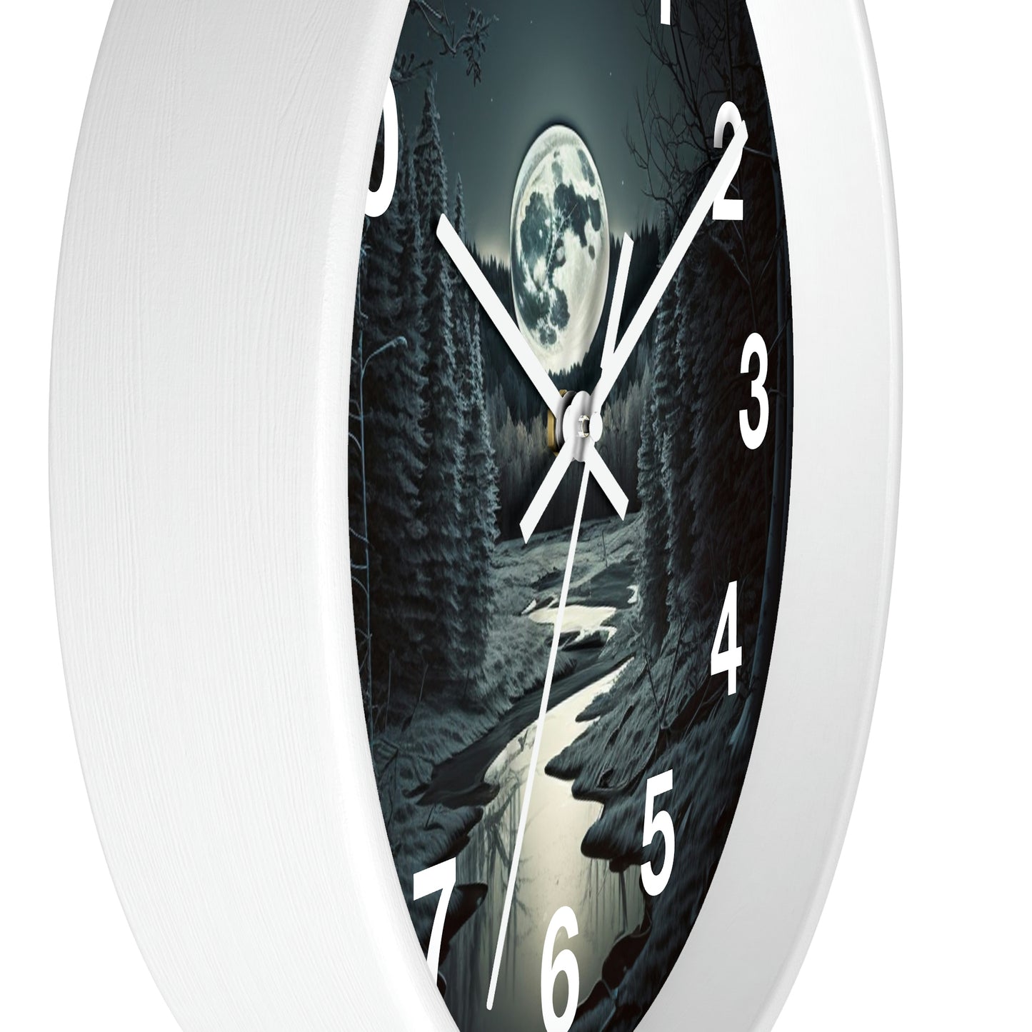 Moonrise Wall Clock #1 w/ numbers
