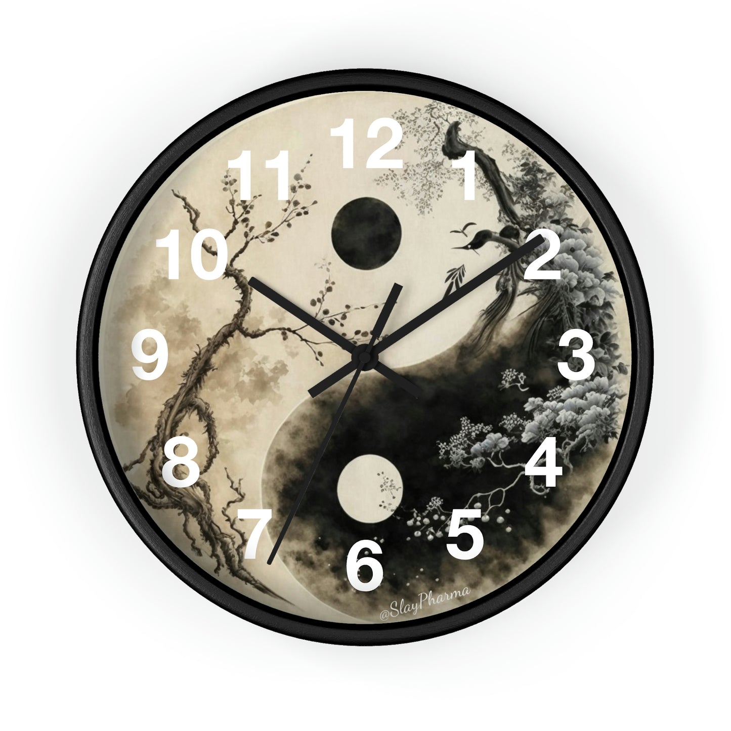 Duality Wall Clock #1 w/ numbers