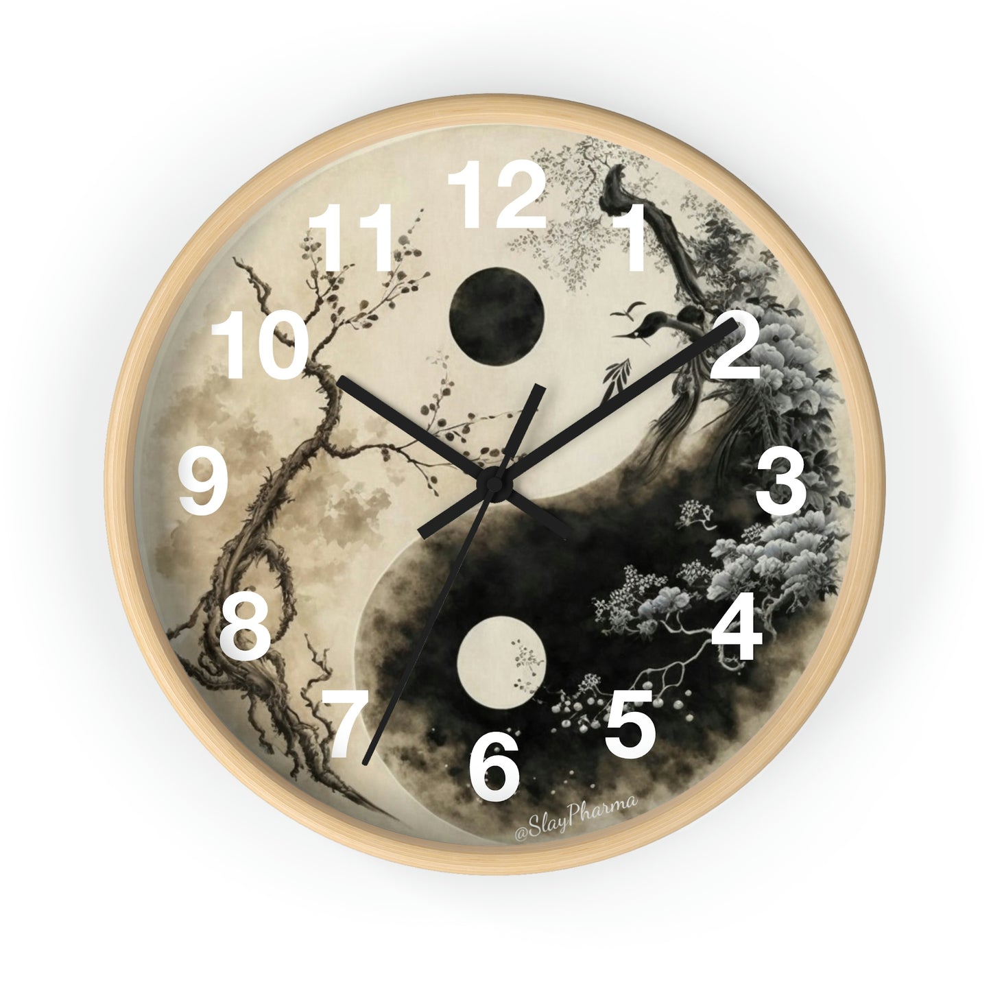 Duality Wall Clock #1 w/ numbers