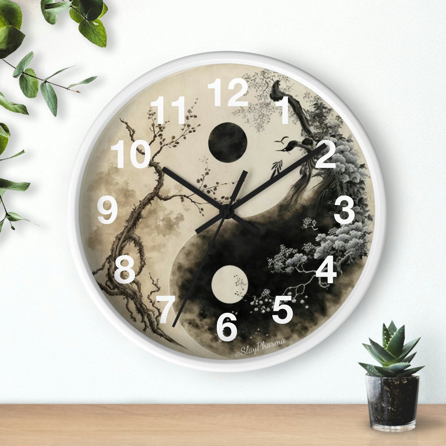 Duality Wall Clock #1 w/ numbers