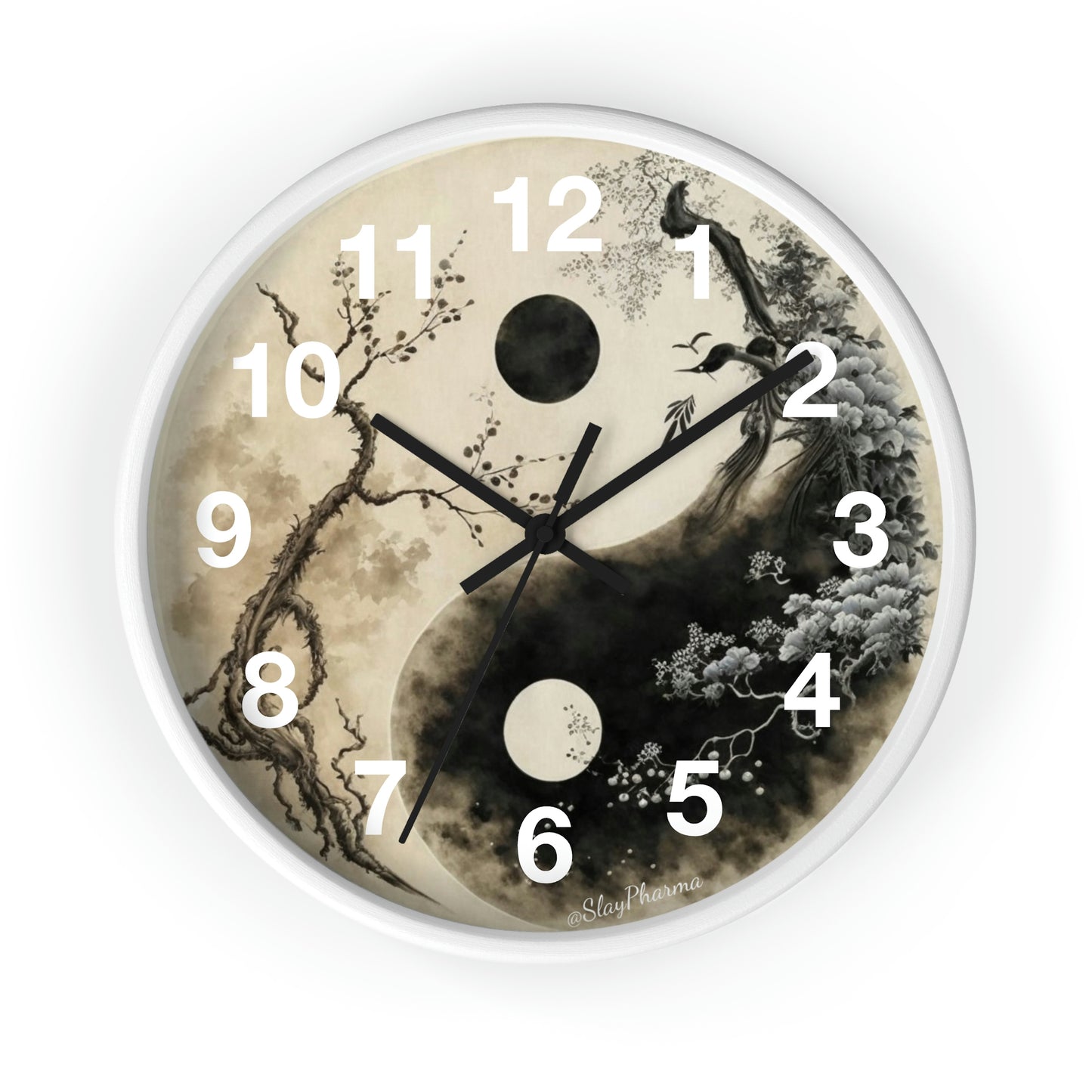 Duality Wall Clock #1 w/ numbers