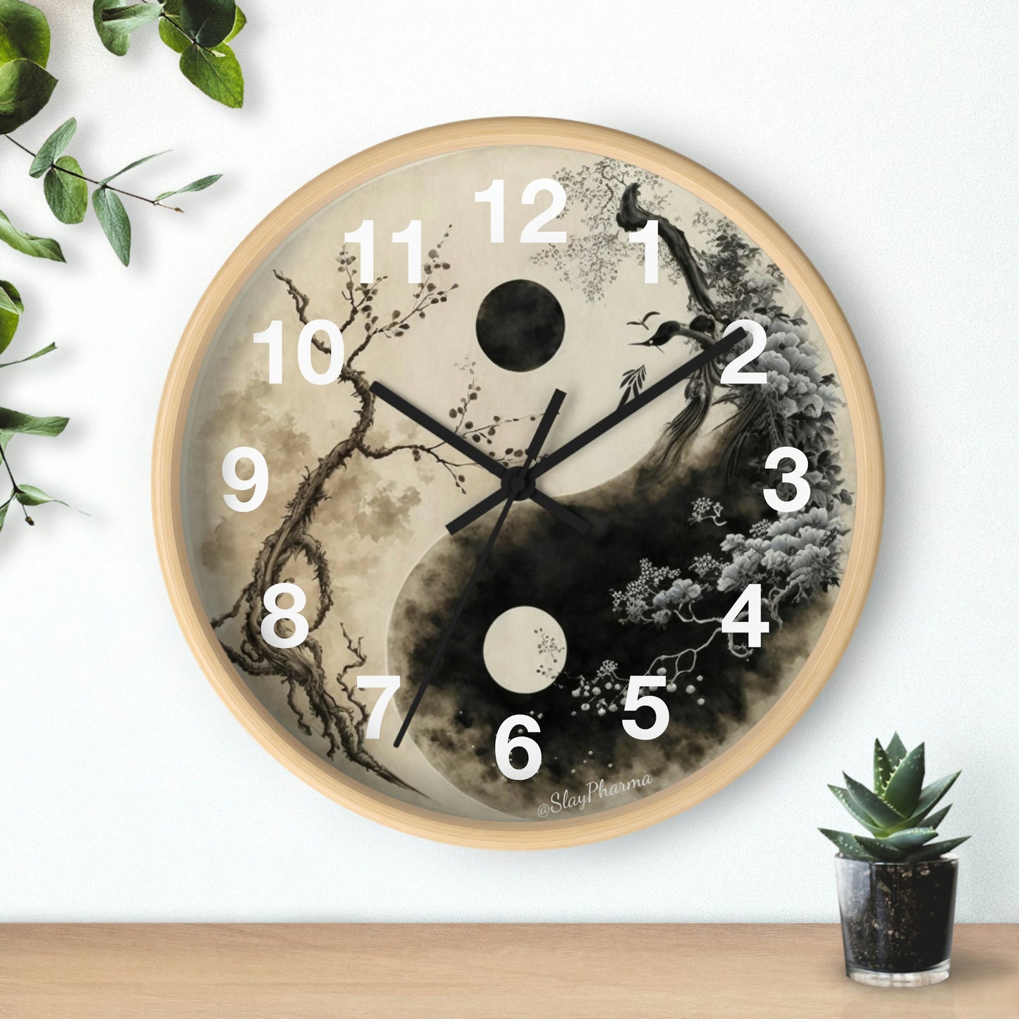 Duality Wall Clock #1 w/ numbers