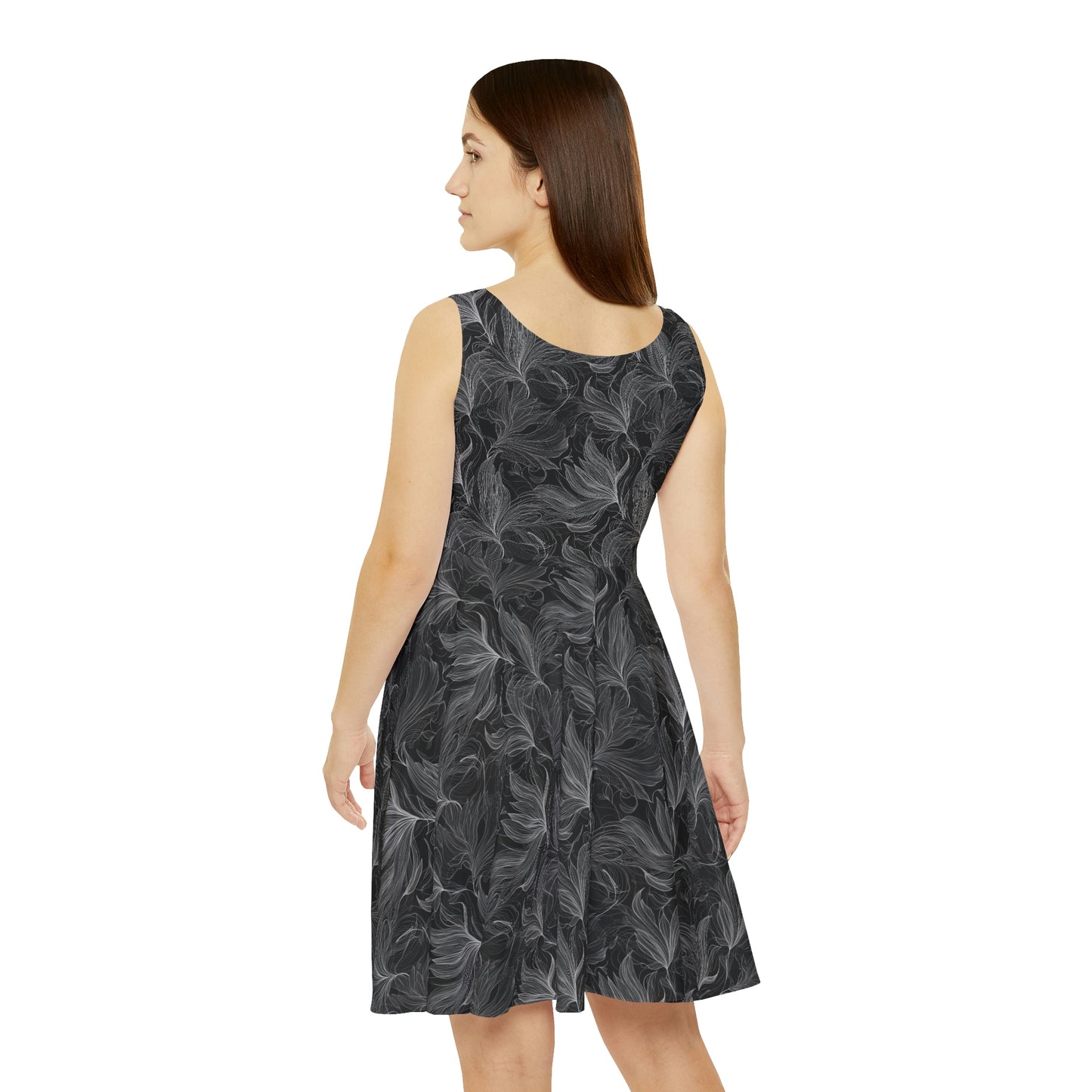 Floral Pattern Women's Skater Dress #18