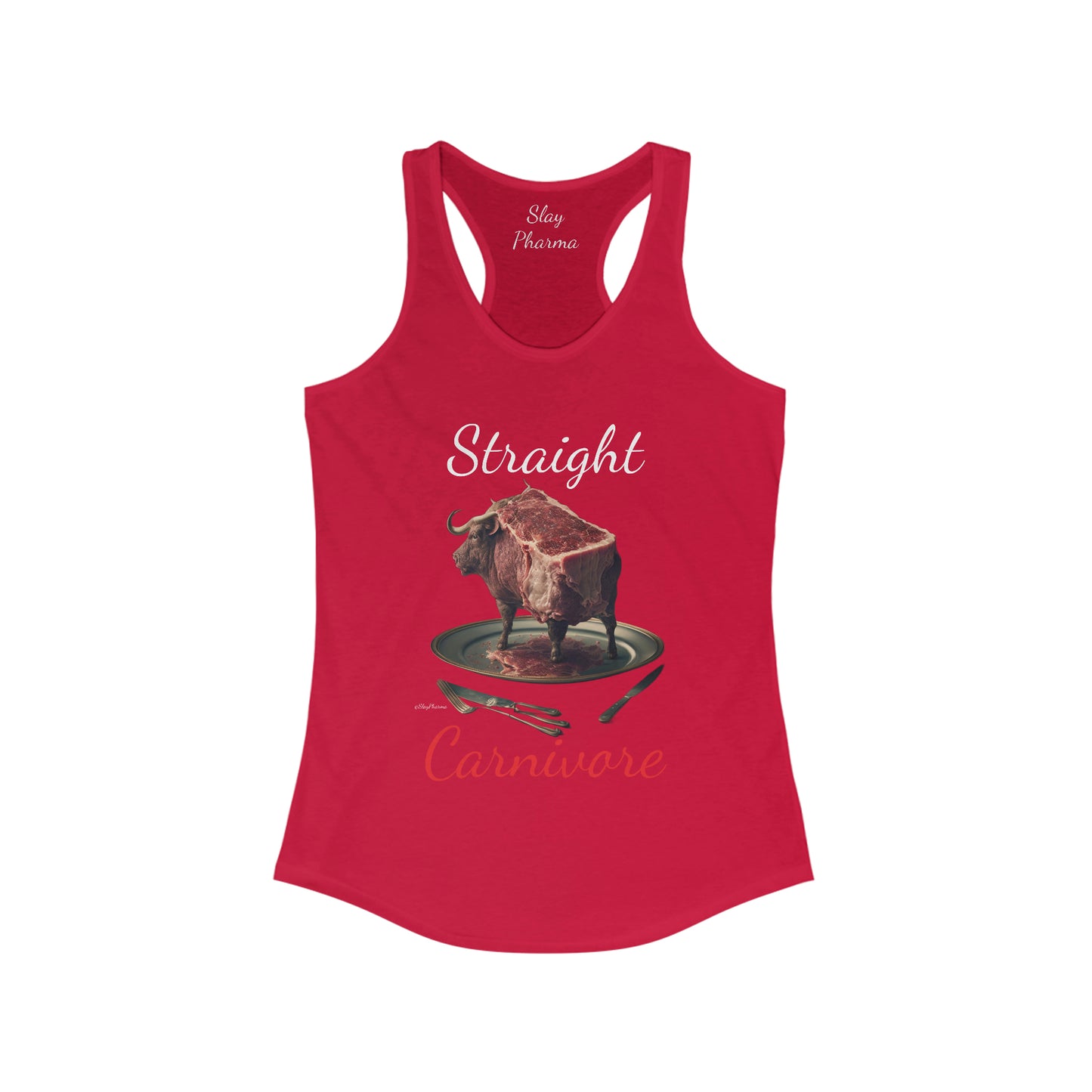 Straight Carnivore Women's Ideal Racerback Tank
