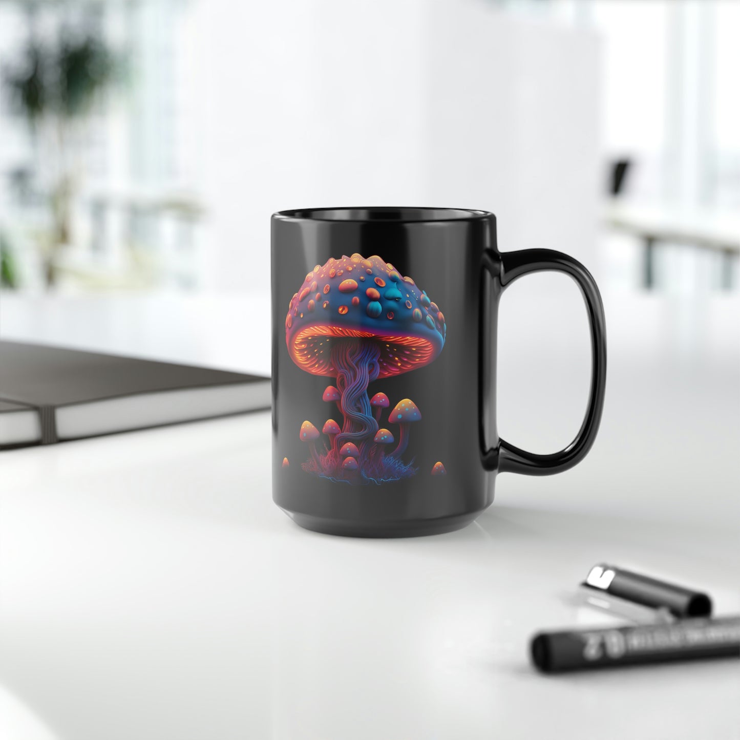 Magic Mushroom Mug #4, 15oz