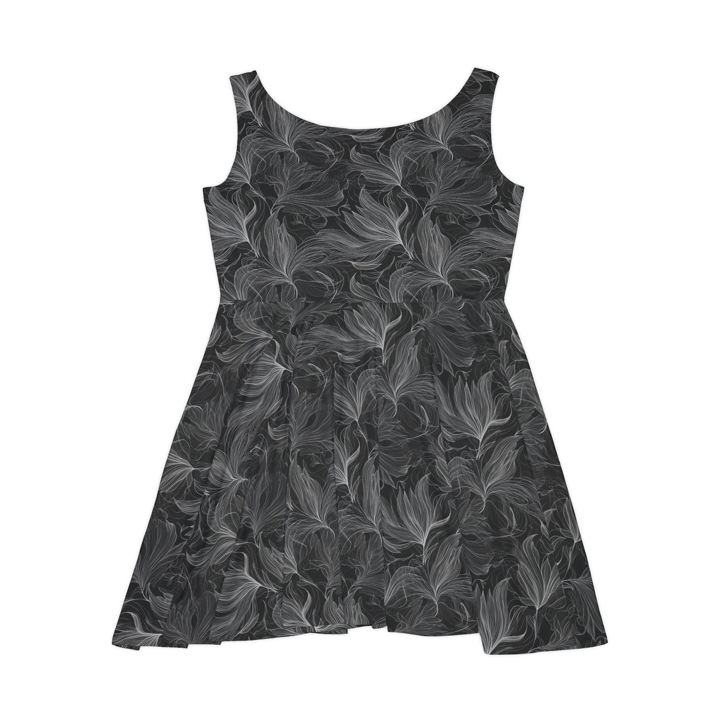 Floral Pattern Women's Skater Dress #18