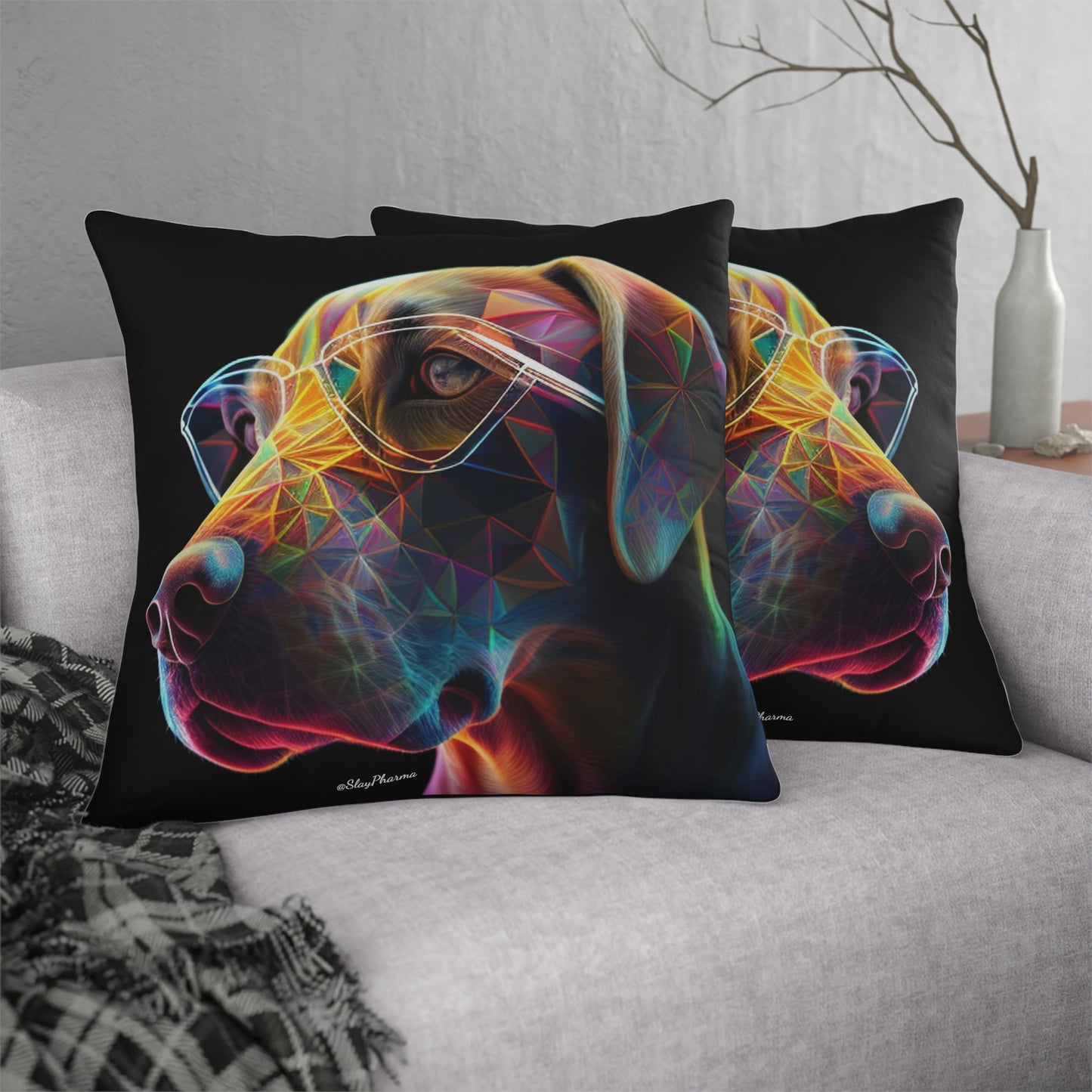 "Mans Best Friend Evolved" Waterproof Pillows