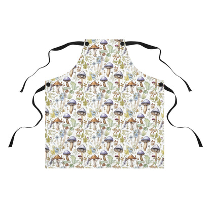 Mushroom pattern cooking Apron