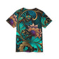 Midnight Bloom – Artistic Floral Unisex Tee