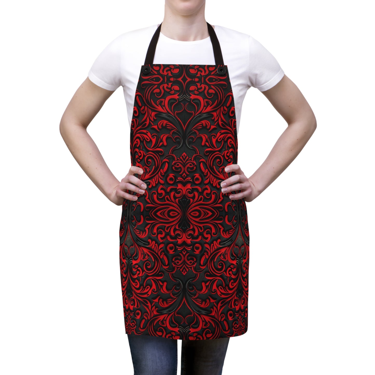 Luxurious Victorian Lace print apron