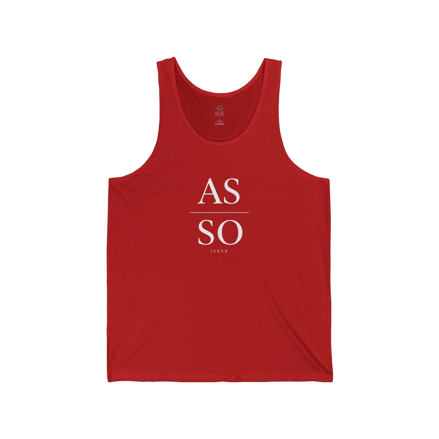 As Above So Below (IYKYK) Minimalist Philosophy Tank Top