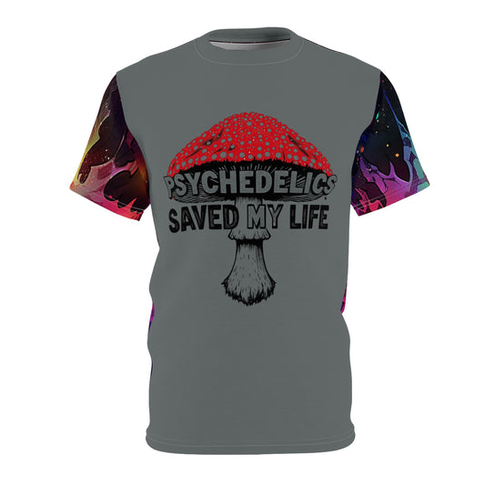 Psychedelics Saved My Life w/ Back & Arms Eye Graphic