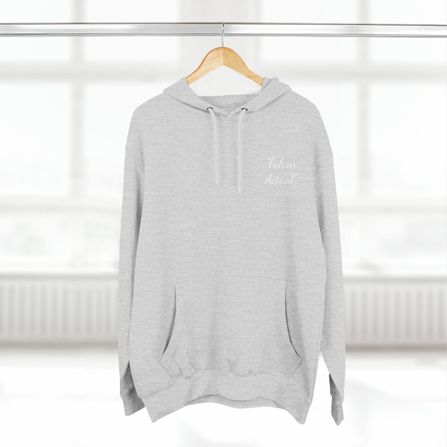 "Falcon Actual" Blue Falcon Hoodie