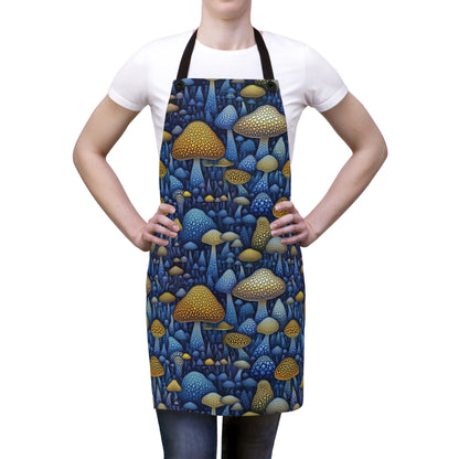 Magic Mushroom Menagerie cooking apron