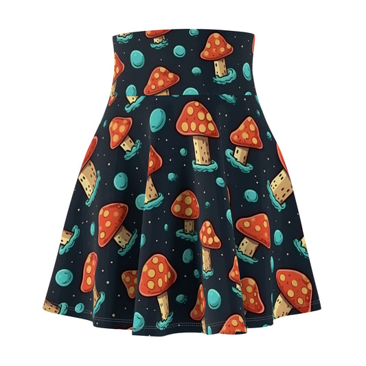 Magic Mushroom Women's Skater Skirt #1