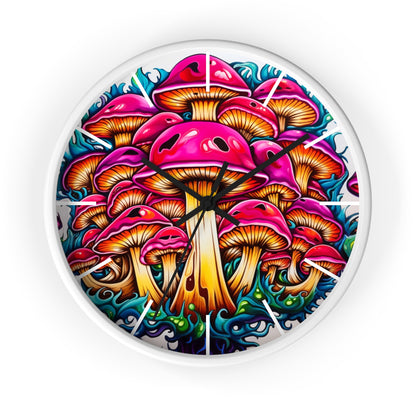 Mushroom Mystique 10" Wall clock