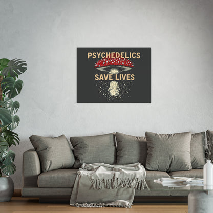 Psychedelics Save Lives Poster