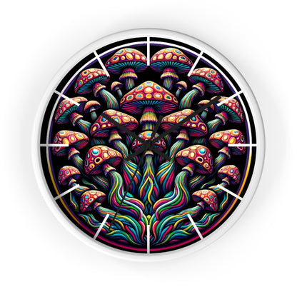 Mushroom Mystique 10" Wall clock #5