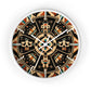 Sacred Circle Kiva Symbol Wall Clock