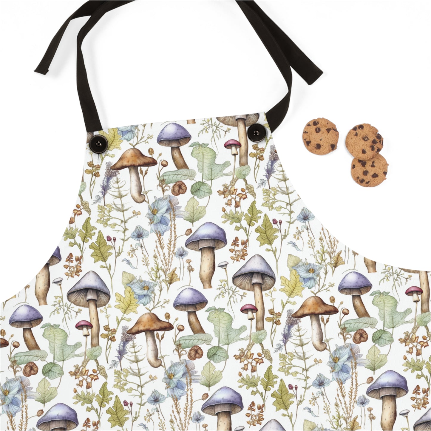 Mushroom pattern cooking Apron