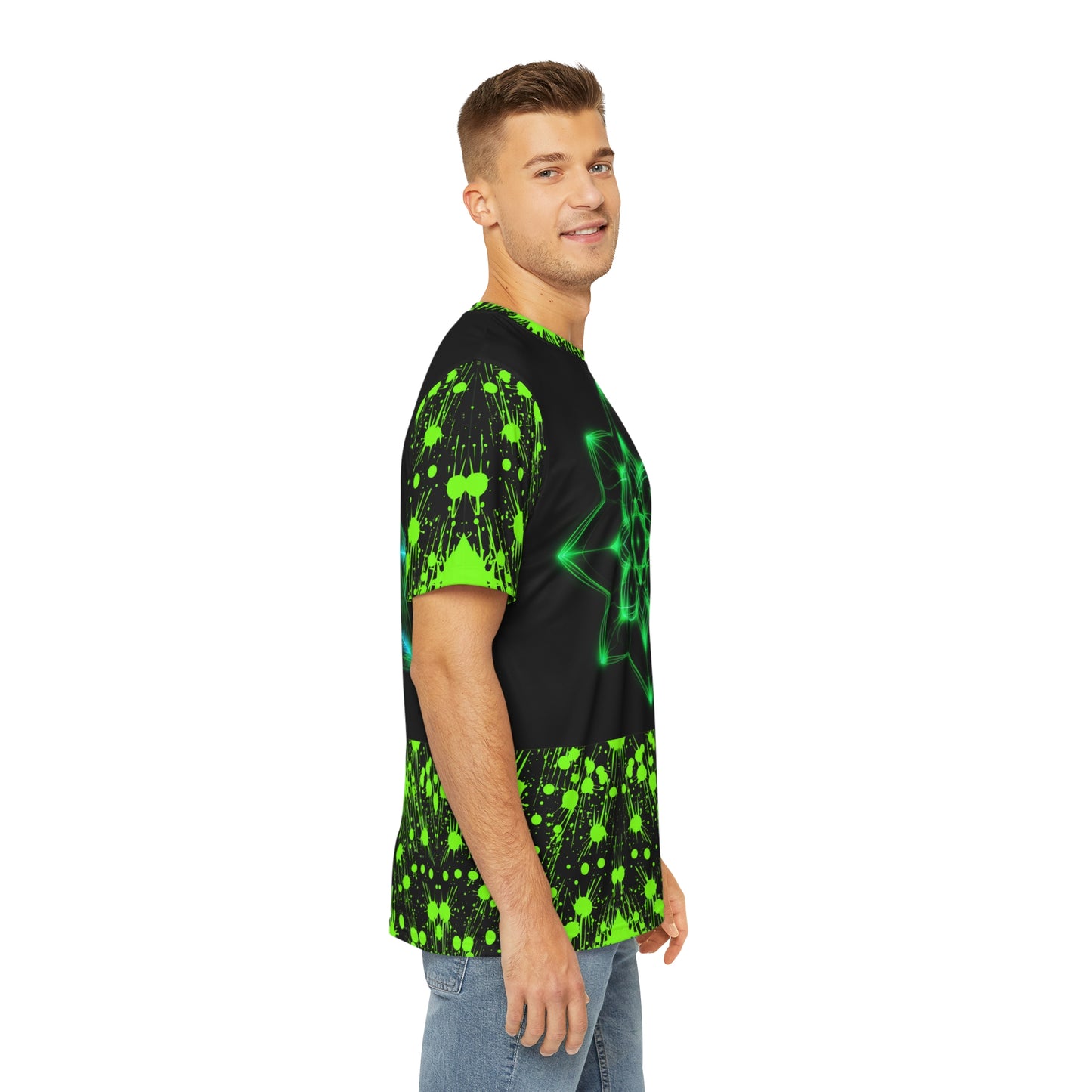 Sacred Splatter Polyester Tee (AOP)