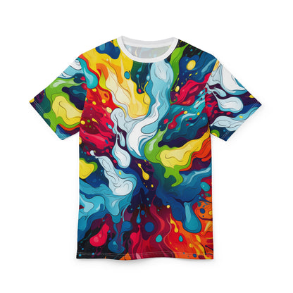 Color Splash – Abstract Paint Unisex Tee