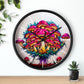 Mushroom Mystique 10" Wall clock #2