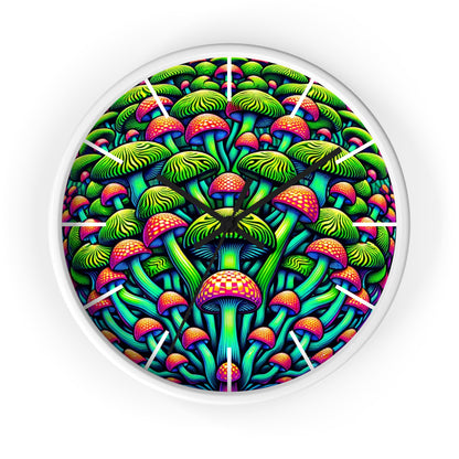 Mushroom Mystique 10" Wall clock #3