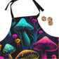 Neon Mushrooms Apron