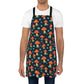 Amanita Mushroom Pattern Winter Apron