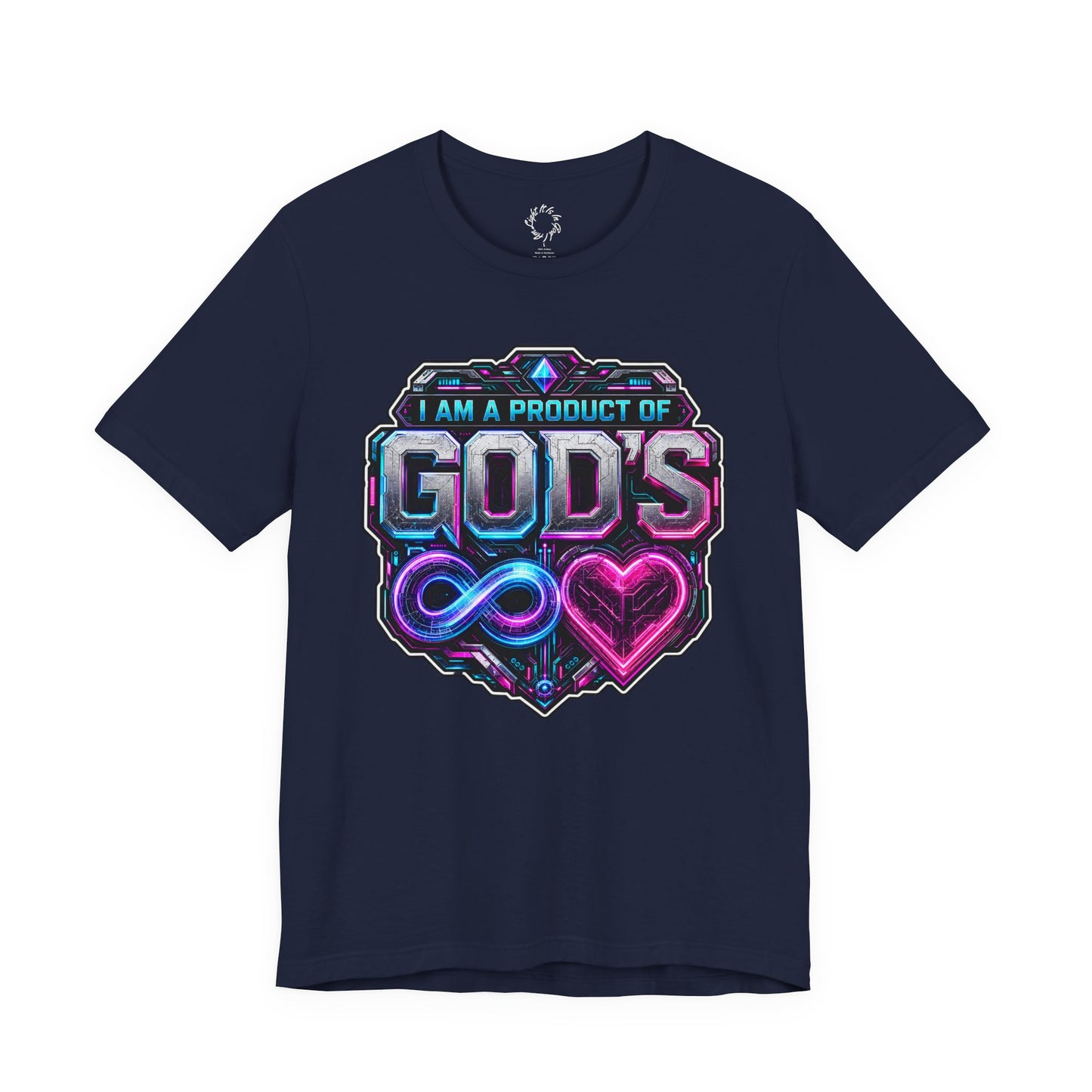 I Am a Product of God’s Infinite Love Cyberpunk Tee