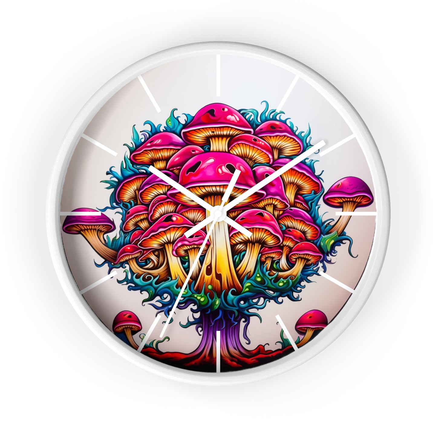 Mushroom Mystique 10" Wall clock #2