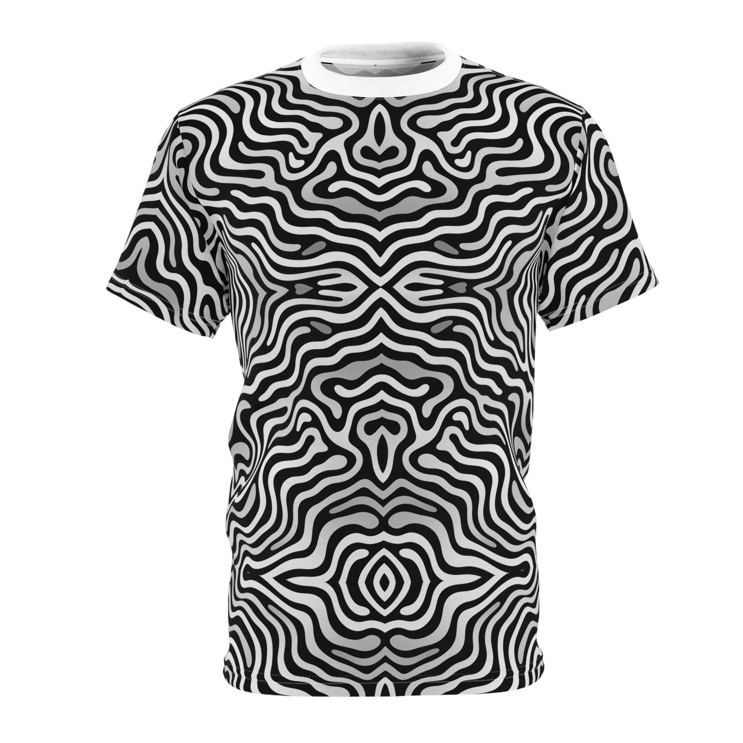 Hypnotic Mirage – Optical Illusion Unisex Tee