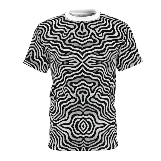 Hypnotic Mirage – Optical Illusion Unisex Tee