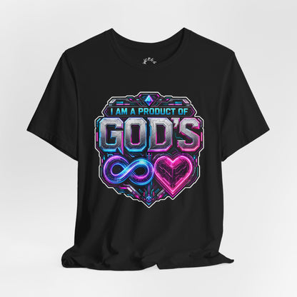 I Am a Product of God’s Infinite Love Cyberpunk Tee