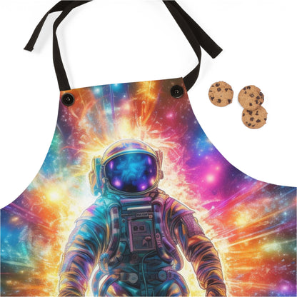 Astro Naughty Psychedelic Astronaut Apron