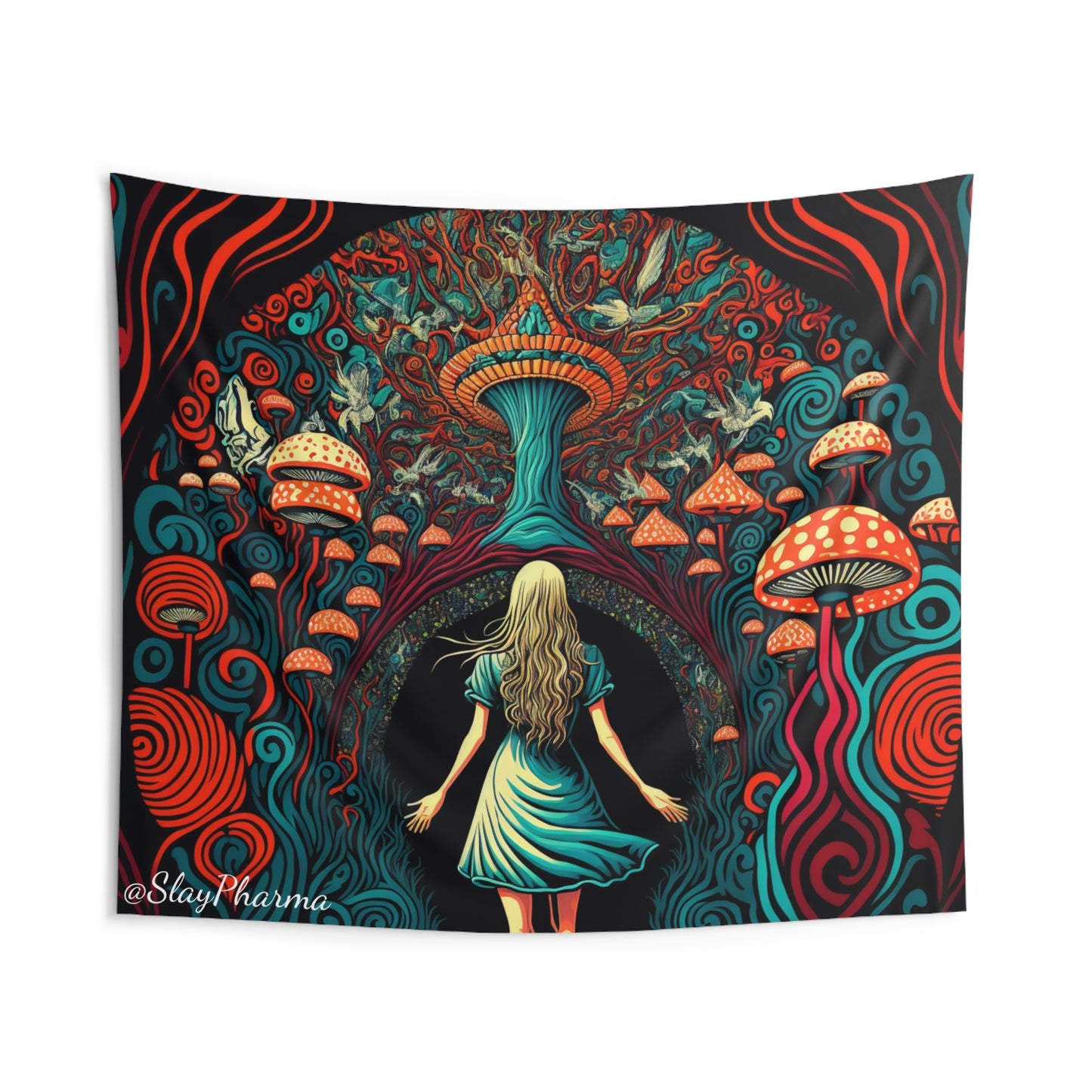 Down the Rabbit Hole festival Wall Tapestry