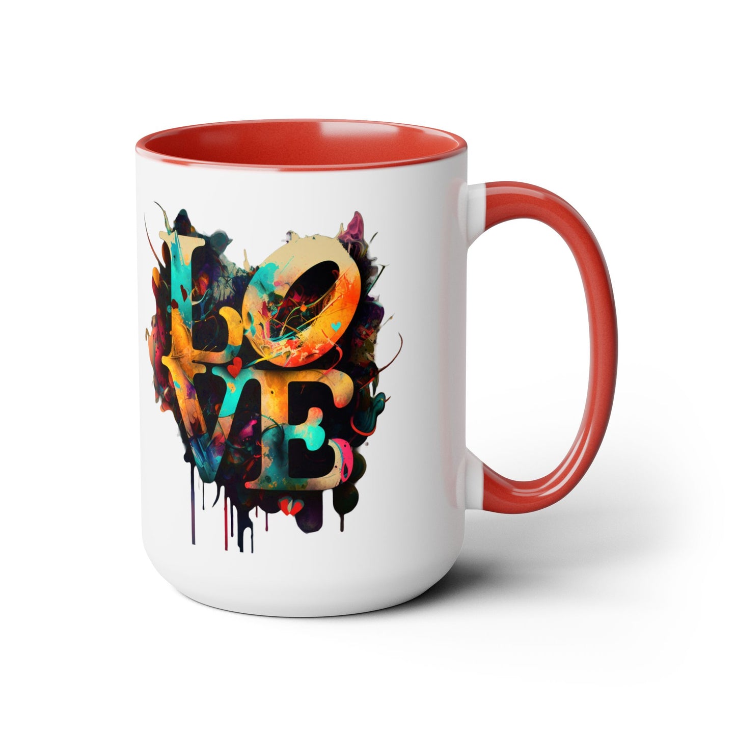 I Run on Love Coffee Mug, 15oz