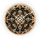Sacred Circle Kiva Symbol Wall Clock