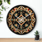 Desert Harmony Geometric Navajo-Inspired Wall Clock