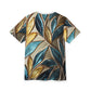 Elegant Botanical Unisex Tee - Vibrant Leaf Design