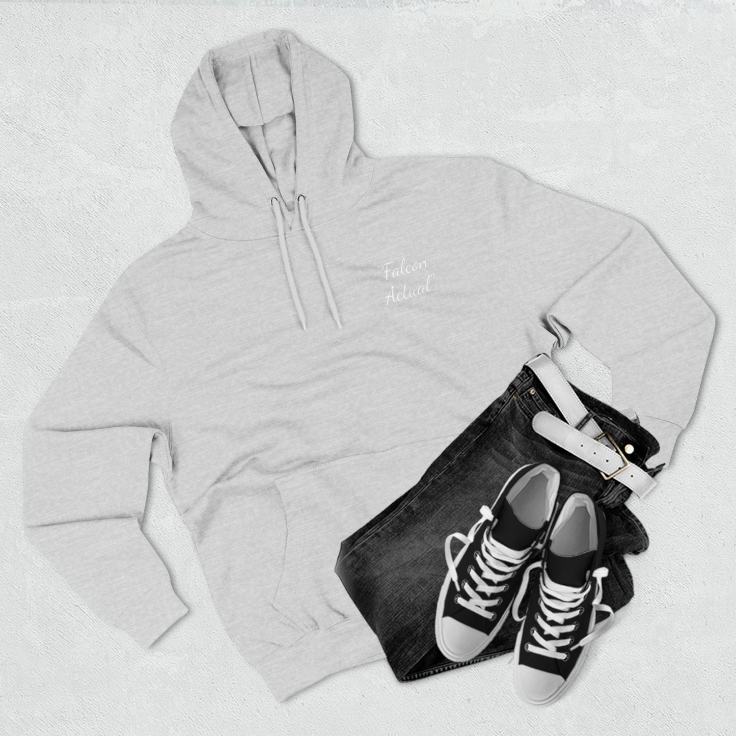 "Falcon Actual" Blue Falcon Hoodie