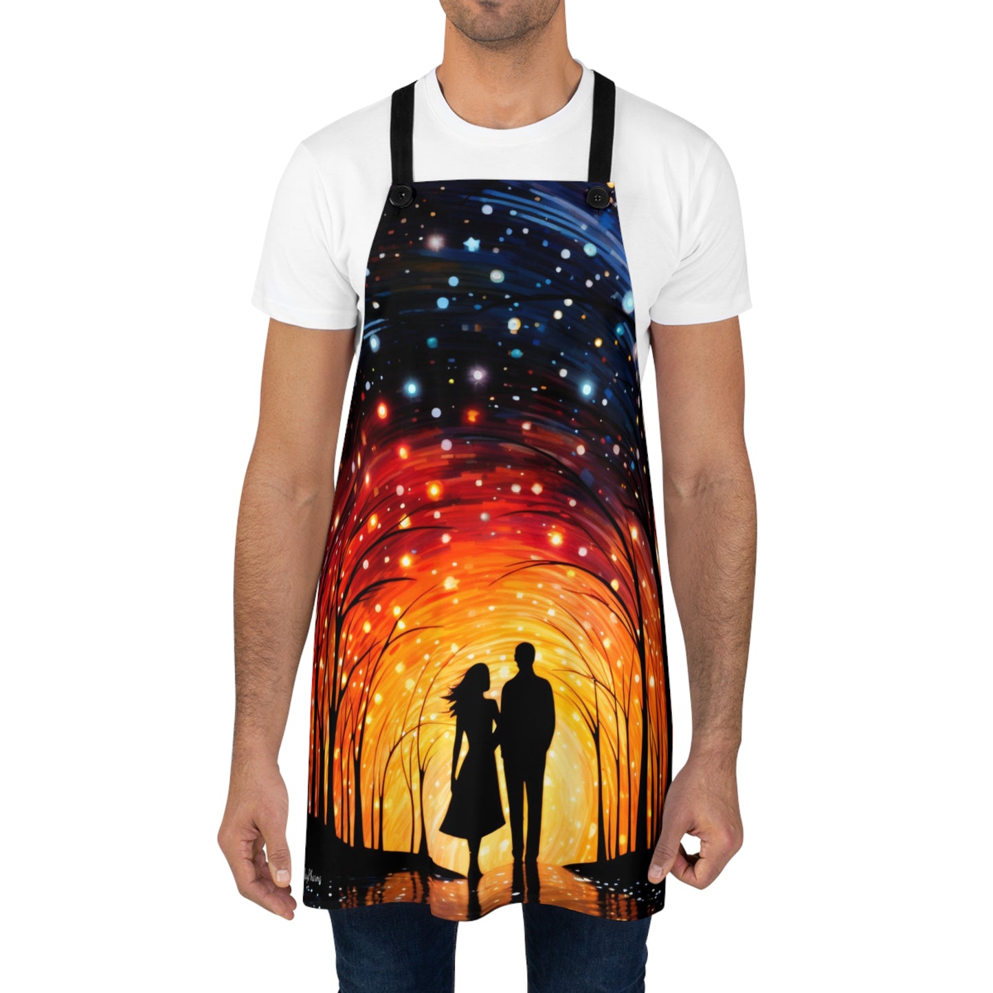 A Walk in the Park anniversary apron